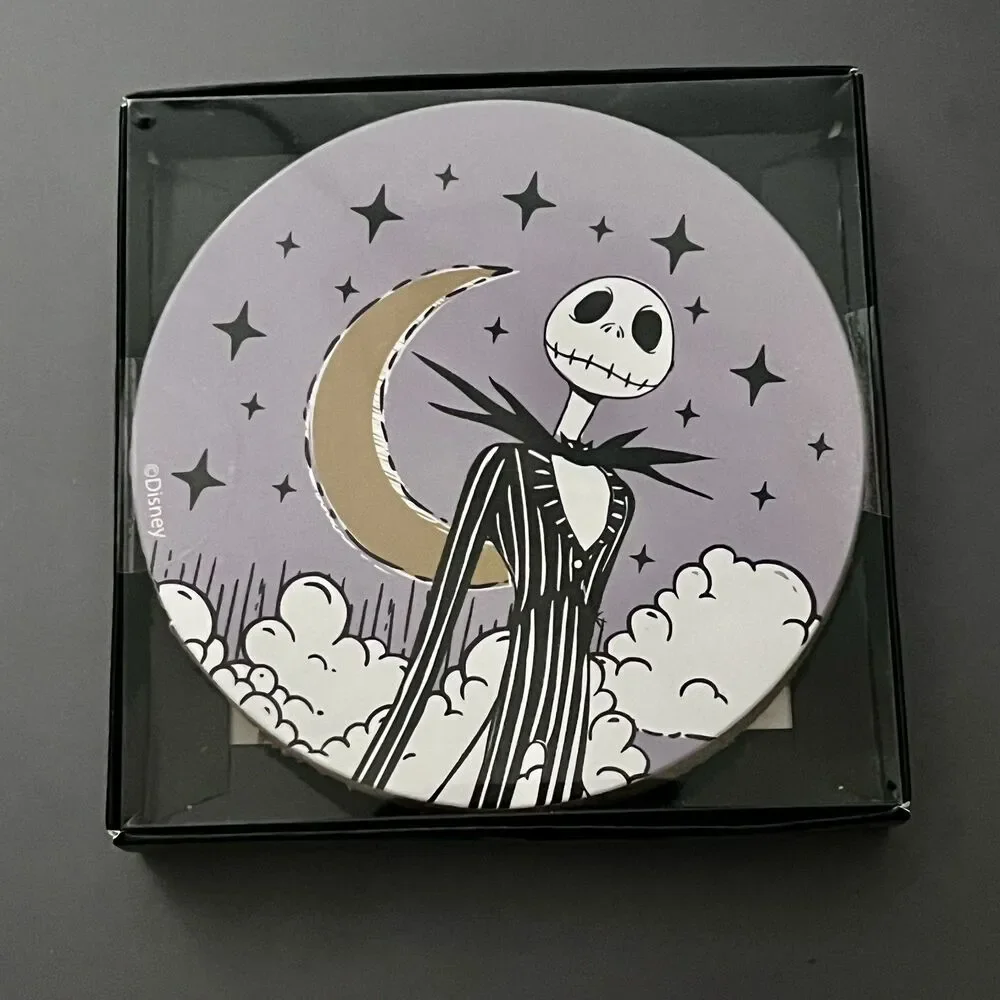 Disney Tim Burton Nightmare Before Christmas 4 Pk Coasters Jack Skellington New